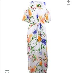 Calvin Klein white maxi dress